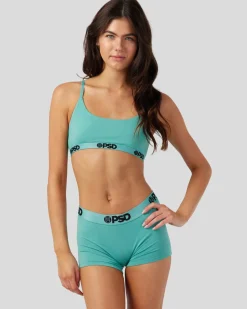 Women PSD Scoop Bralette|Modal Blend*Modal Solids - Sea
