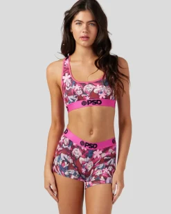 Women PSD Sports Bra|Core Standard*Naruto - Sakura Clone