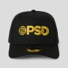 PSD Hats*New Era x Logo Hat Black/Gold