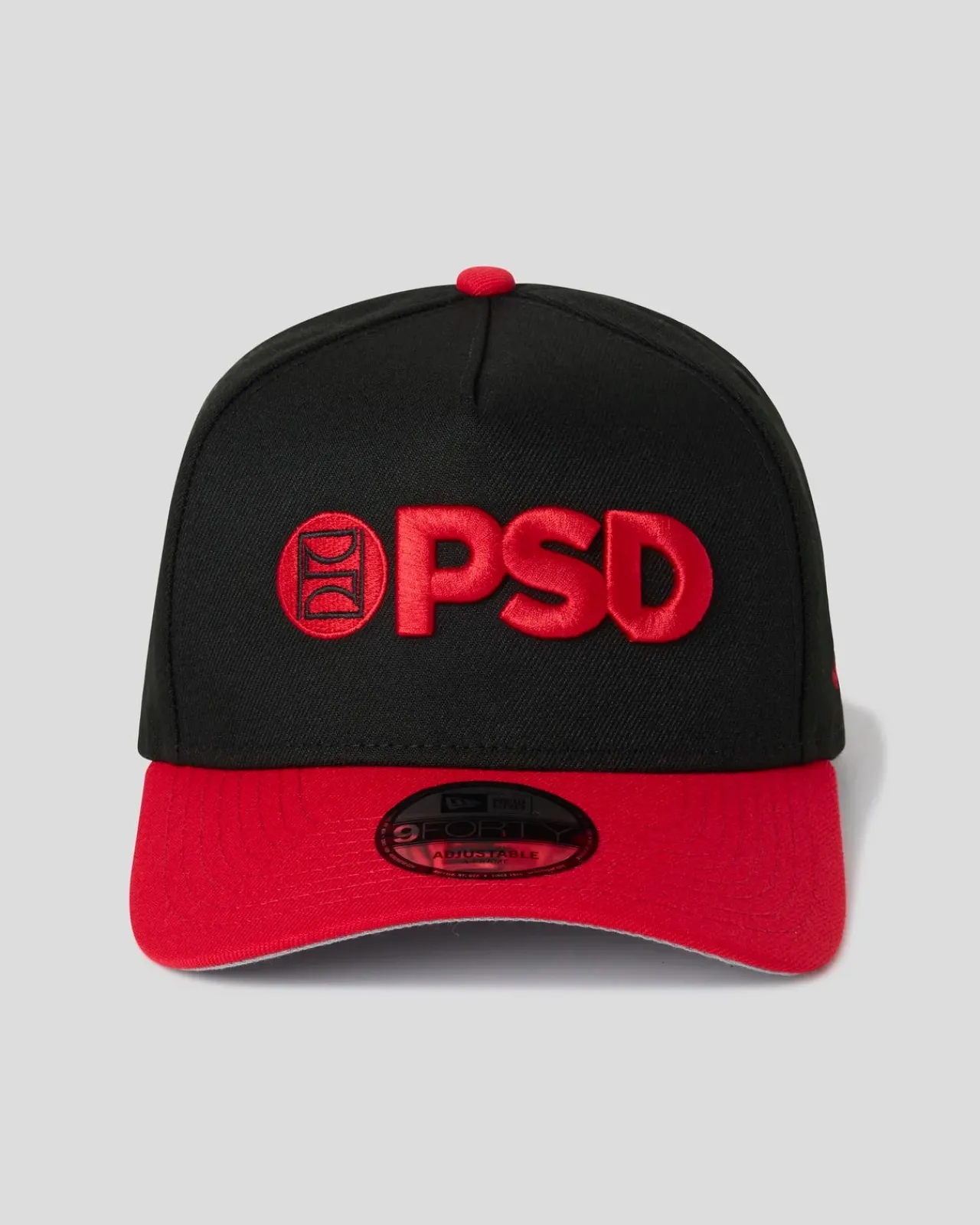 PSD Hats*New Era x Logo Hat Black/Red