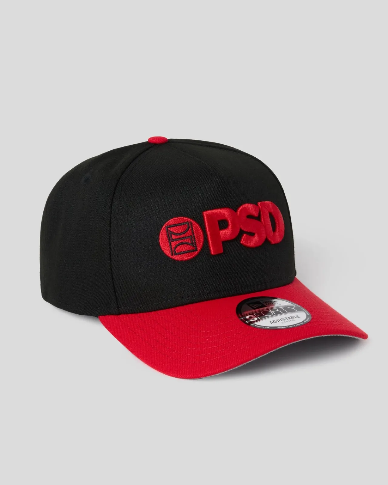 PSD Hats*New Era x Logo Hat Black/Red