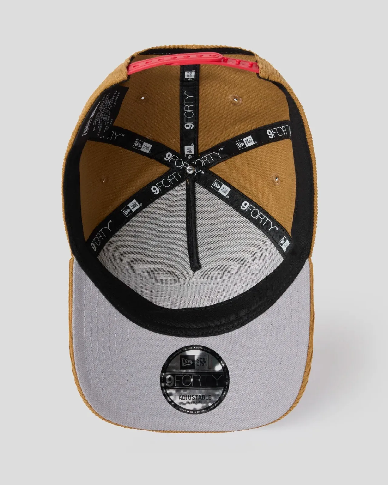 PSD Hats*New Era x Logo Hat Tan/Red
