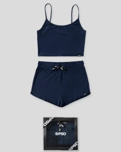 Women PSD Sleep Sets*Nite Blue Modal - Cami Sleep Set