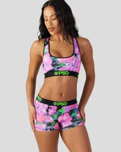Women/BOY PSD Boy Shorts|Core Standard*Orchid Drip