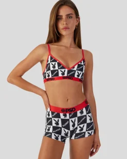 Women PSD Core Standard|V-Neck Bralette*Playboy - Checkers