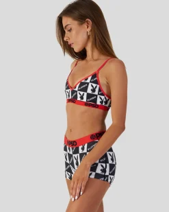 Women PSD Core Standard|V-Neck Bralette*Playboy - Checkers