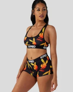 Women PSD Sports Bra|Core Standard*Playboy - Flames