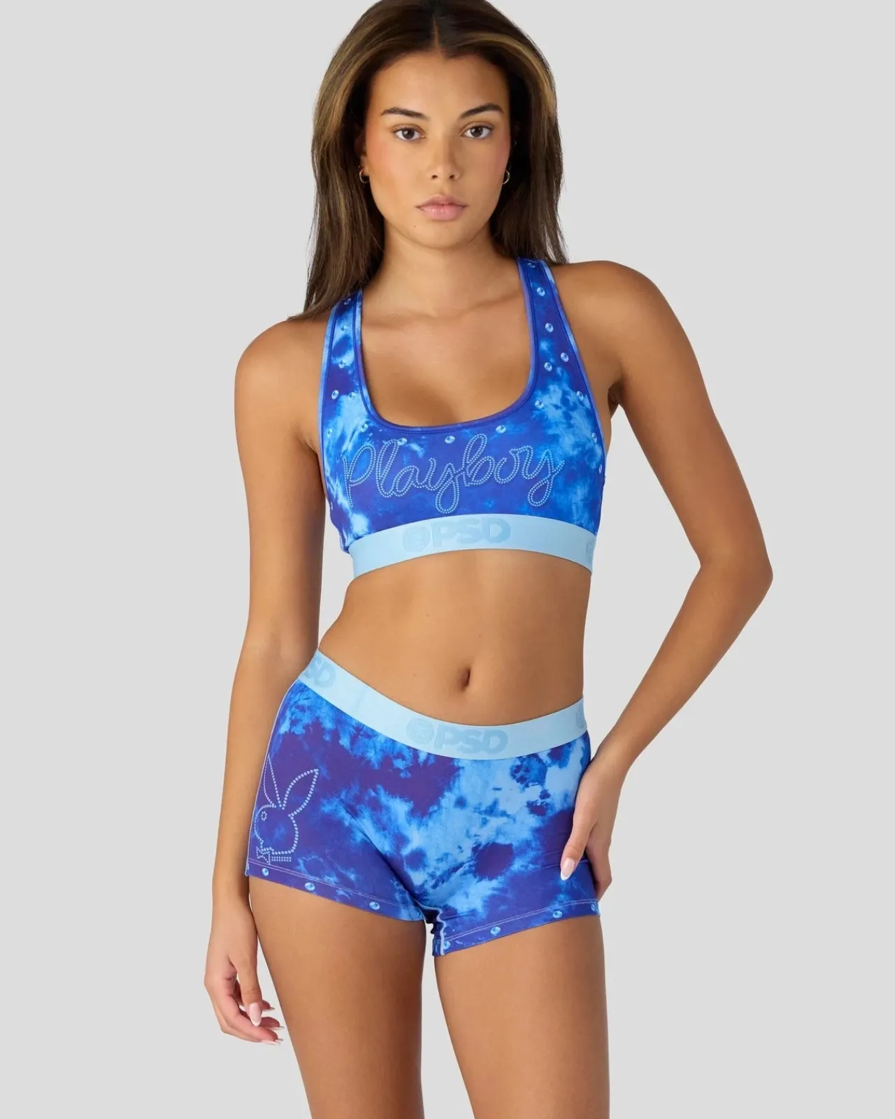 Women/BOY PSD Boy Shorts|Core Standard*Playboy - Icy Bunny Pop