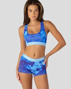 Women PSD Sports Bra|Core Standard*Playboy - Icy Bunny Pop