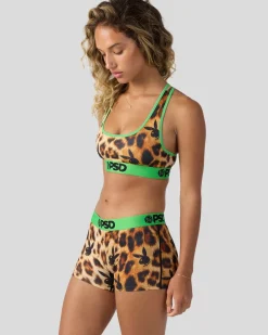 Women/BOY PSD Boy Shorts|Core Standard*Playboy - Leopard Pop
