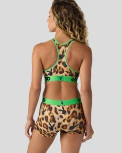 Women/BOY PSD Boy Shorts|Core Standard*Playboy - Leopard Pop