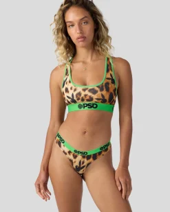 Women PSD Thongs|Core Standard*Playboy - Leopard Pop