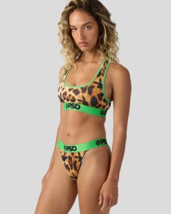 Women PSD Tanga|Core Standard*Playboy - Leopard Pop
