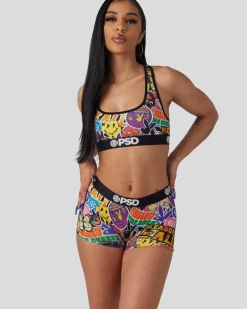 Women PSD Sports Bra|Core Standard*Playboy - Peace Love
