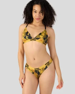 Women PSD Triangle Bralette|Core Standard*Playboy - Silk Gold