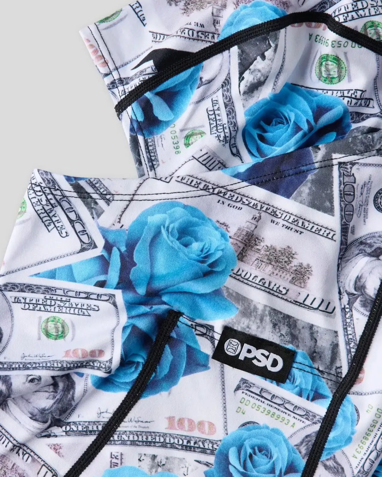 PSD Hooded Mask*Powder Roses