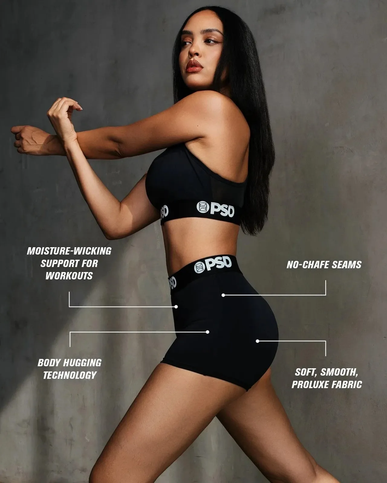 Women PSD Proluxe|Proluxe Performance*ProLuxe - Black