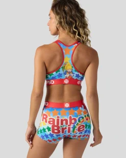 Women PSD Sports Bra|Core Standard*Rainbow Brite