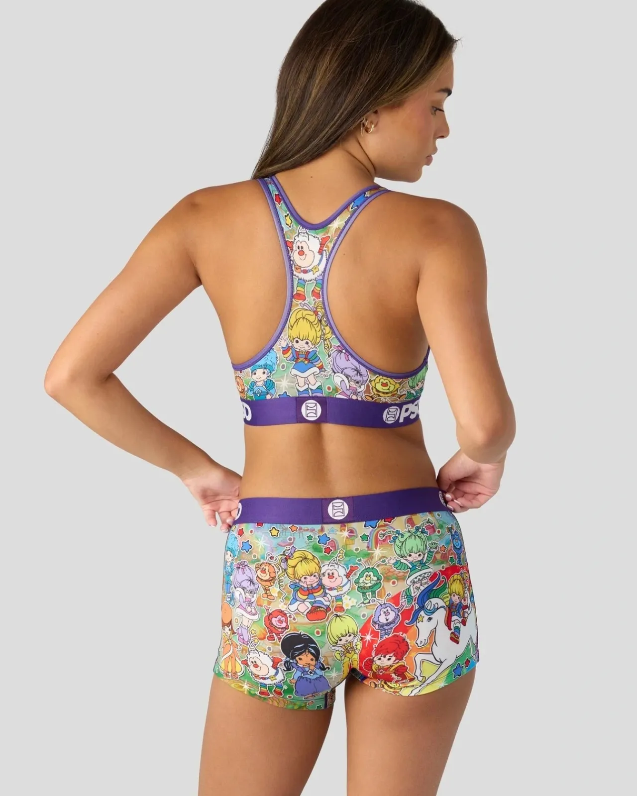 Women/BOY PSD Boy Shorts|Core Standard*Rainbow Brite - Rainbowland