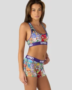 Women PSD Sports Bra|Core Standard*Rainbow Brite - Rainbowland