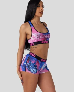 Women PSD Sports Bra|Core Standard*Rick and Morty - Metal