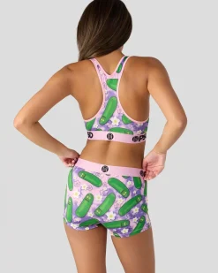 Women PSD Sports Bra|Core Standard*Rick and Morty - Pickle Daze