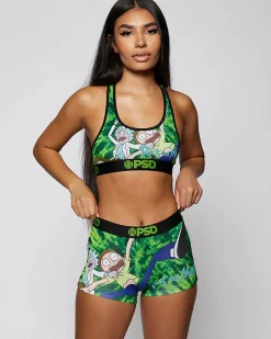 Women/BOY PSD Boy Shorts|Core Standard*Rick and Morty - Portal Dye
