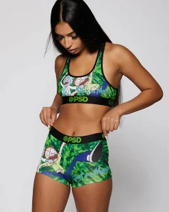 Women PSD Sports Bra|Core Standard*Rick and Morty - Portal Dye
