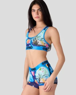 Women PSD Sports Bra|Core Standard*Rick and Morty - Travels