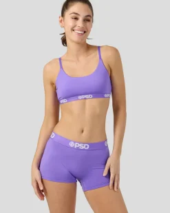 Women PSD Scoop Bralette|Core Standard*Solids - Lectric Purp