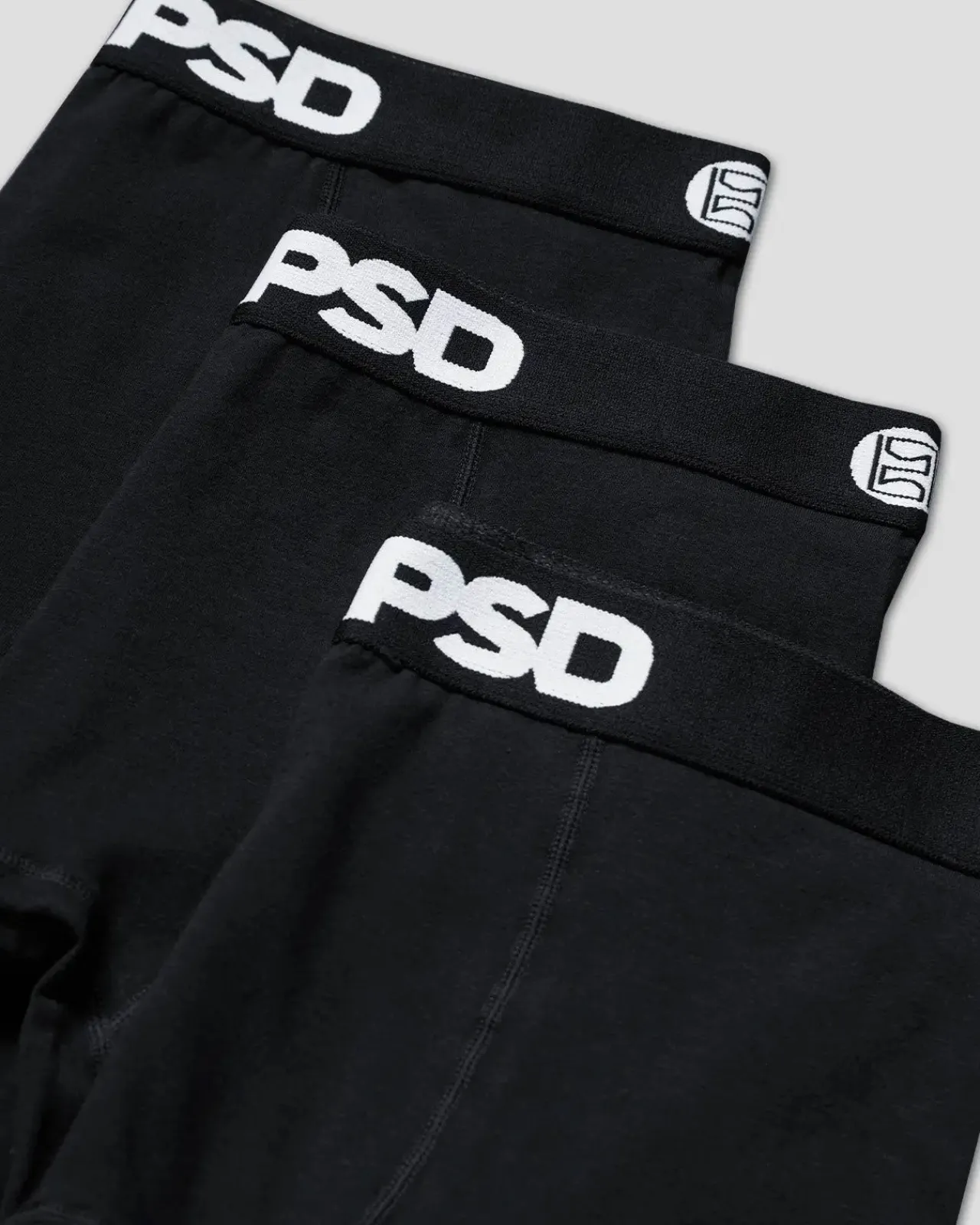 PSD Classic Cotton|Standard Length 7"*Solids 3 Pack - Black