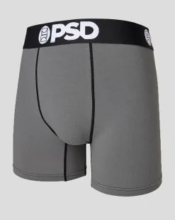 PSD Classic Cotton|Mid Length 5"*Solids 3 Pack - Red/Grey/Black