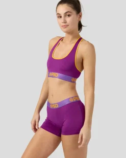 Women PSD Sports Bra|Core Standard*Solids - Plum Pop