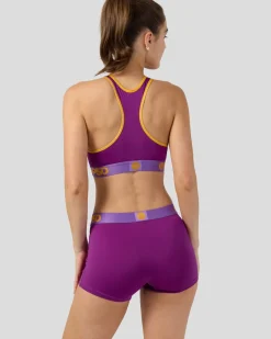 Women PSD Sports Bra|Core Standard*Solids - Plum Pop