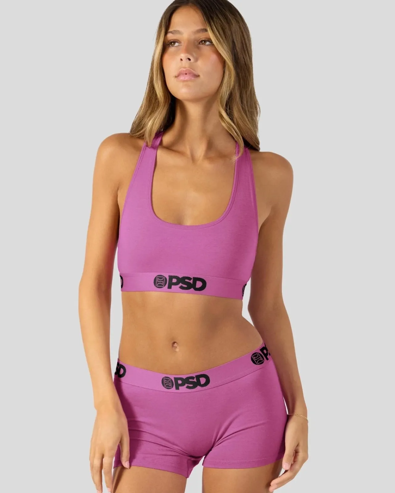 Women/BOY PSD Boy Shorts*Solids - Summer Pink