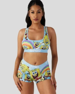 Women PSD Sports Bra|Core Standard*SpongeBob SquarePants - Imagination