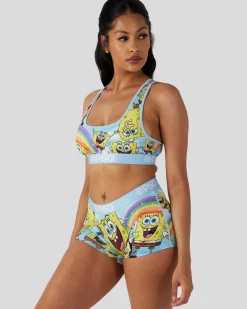 Women PSD Sports Bra|Core Standard*SpongeBob SquarePants - Imagination