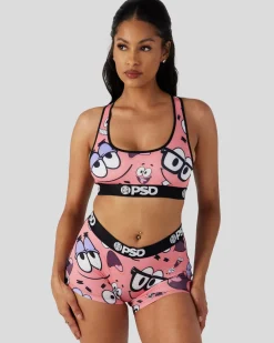 Women PSD Core Standard|Sports Bra*SpongeBob SquarePants - Patrick Faces