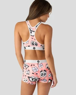 Women PSD Sports Bra|Core Standard*SpongeBob SquarePants - Patrick Eyes