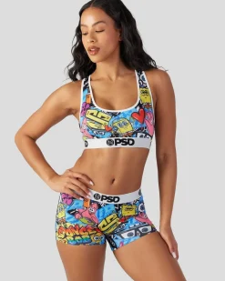 Women PSD Sports Bra|Core Standard*SpongeBob SquarePants - Street