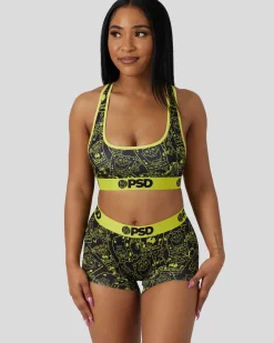 Women PSD Sports Bra|Core Standard*SpongeBob SquarePants - Trip