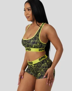 Women PSD Sports Bra|Core Standard*SpongeBob SquarePants - Trip