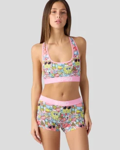 Women PSD Sports Bra|Core Standard*SpongeBob SquarePants - XOXO, SpongeBob