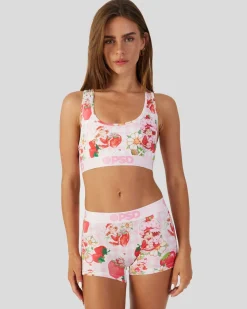 Women PSD Sports Bra|Core Standard*Strawberry Shortcake - Berry Special