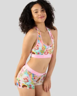 Women PSD Sports Bra|Core Standard*Strawberry Shortcake - Vintage
