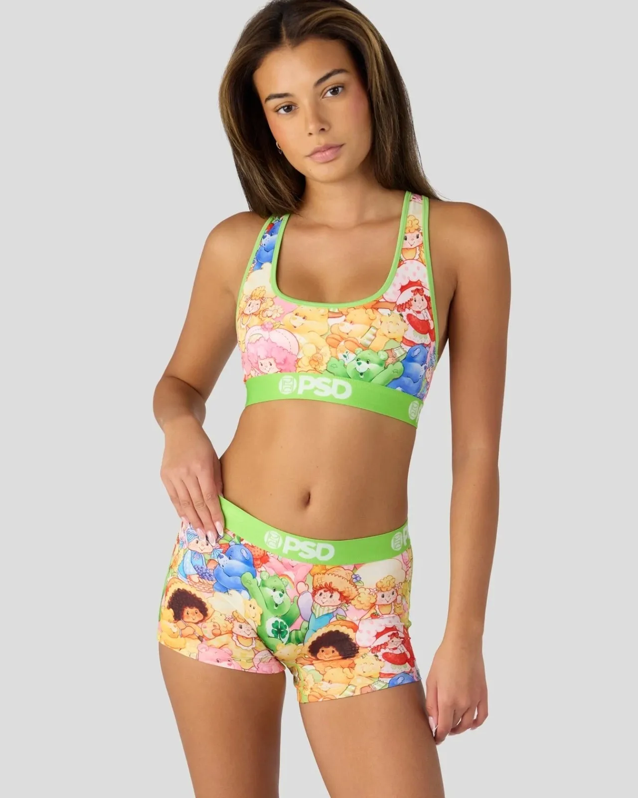 Women/BOY PSD Boy Shorts|Core Standard*Strawberry Shortcake x Care Bears - Squad