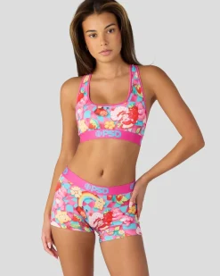 Women PSD Sports Bra|Core Standard*Strawberry Shortcake x Care Bears - Trippin