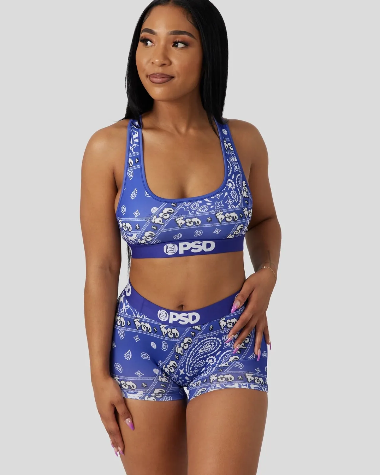 Women PSD Sports Bra|Core Standard*Street Bandana