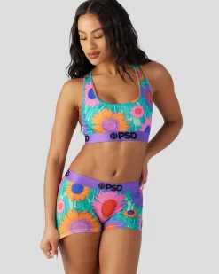 Women/BOY PSD Boy Shorts|Core Standard*Sunflower Pop