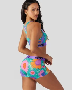 Women/BOY PSD Boy Shorts|Core Standard*Sunflower Pop